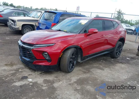 2023 Chevrolet Blazer Awd Rs из США, поврежденный, VIN 3GNKBKRS4PS213756
